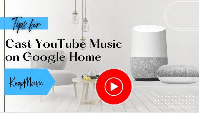 cast youtube music on google home for free