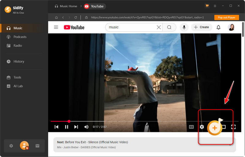 click download