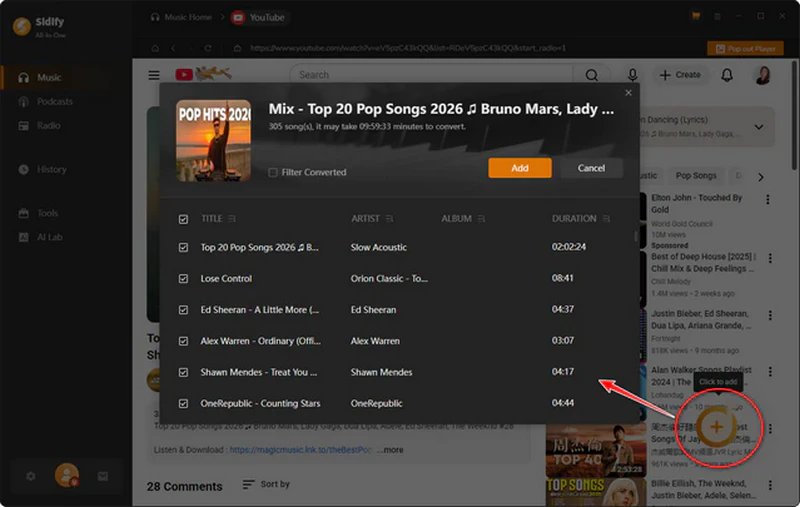 batch download youtube playlists