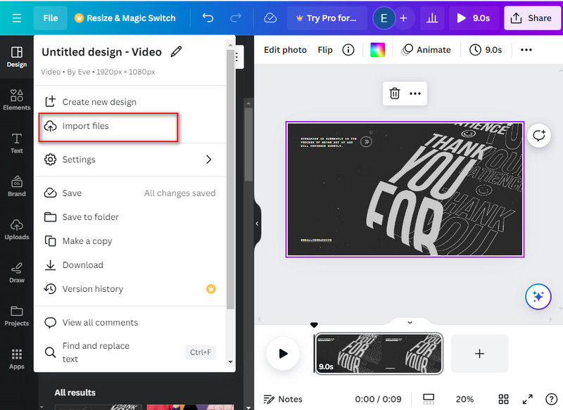 canva file import files