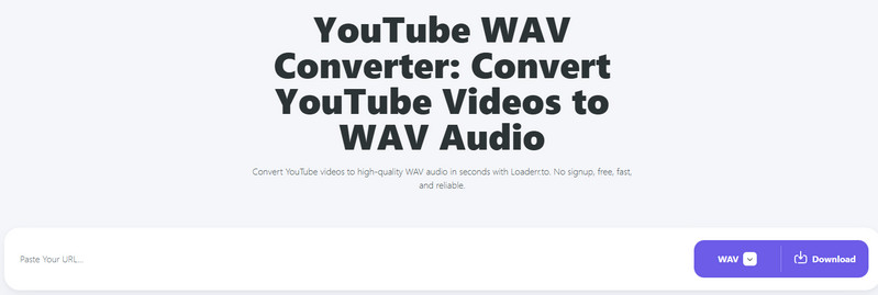loaderr wav downloader