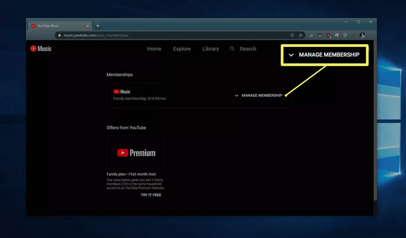 manage youtube membership