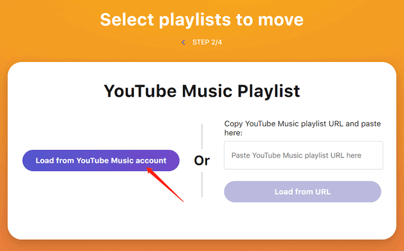 transfer youtube music to amazon music playlist online