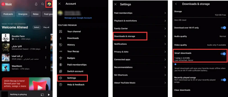 Enable Smart Downloads