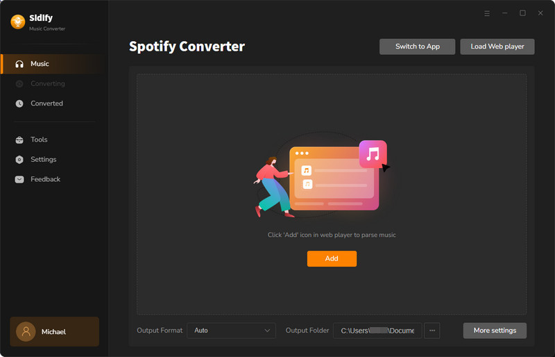 Main interface