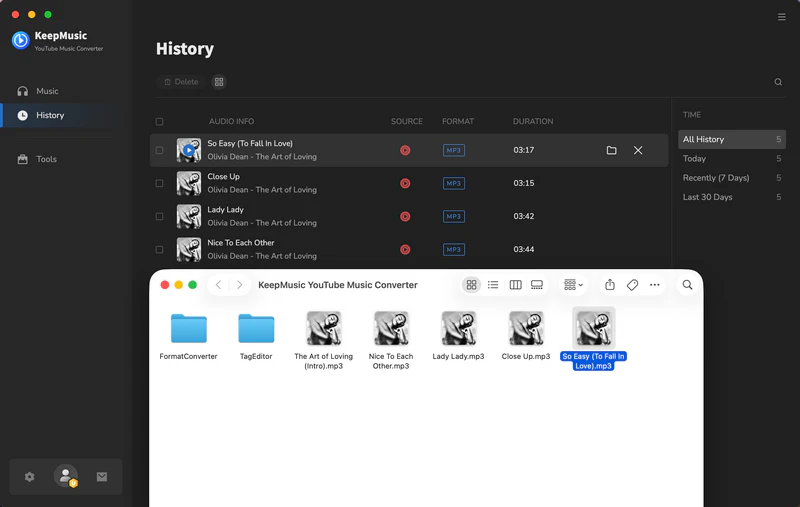 locate youtube music downloads on the macOS