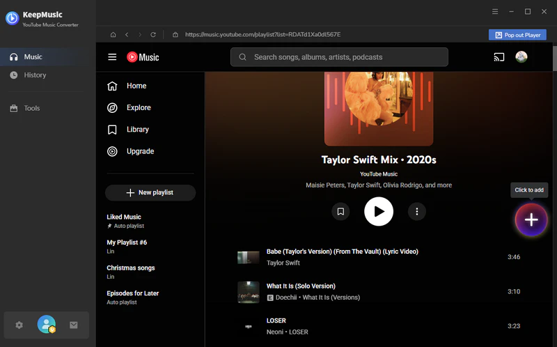 export youtube music playlist to mp3