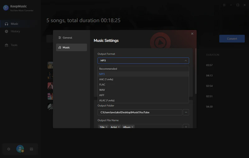 Add YouTube Music to keepmusic