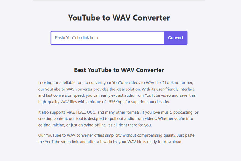online youtubetowav converter